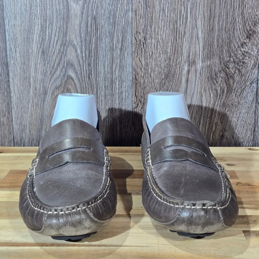 Cole Haan Mens Driving Moccasins Loafers Grand OS Size 11 M Brown Leather‎